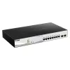 D-Link DGS-1210-10MP Zarządzany przełącznik L2 Gigabit Ethernet (10/100/1000) Power over Ethernet (PoE) Czarny, Szary