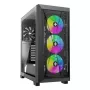 Obudowa PC Midi Tower XILENCE XG151 — czarna, obsługa ATX/Micro-ATX/Mini-ITX, zasilacz na dole, 2x 3,5 cala + 4x 2,5 cala zatoki