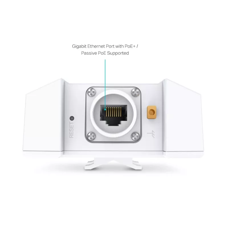 TP-Link Omada AX3000 Wewnętrzny/Zewnętrzny Punkt Dostępowy WiFi 6, 2.4 GHz, 5 GHz, 3000 Mbit/s, WPA, WPA-Enterprise, WPA2, WPA2-Enterprise, WPA3, WPA3-Enterprise, 10,100,1000 Mbit/s