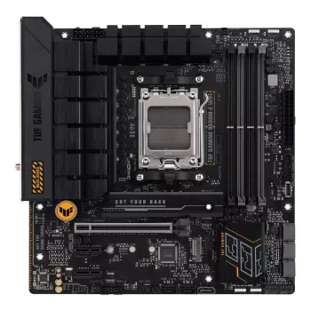 Płyta główna ASUS TUF GAMING B650M‑E WIFI, AMD B650, Socket AM5, micro ATX, DDR5, 4x DIMM, 128GB, Wi‑Fi 6, Bluetooth 5.2