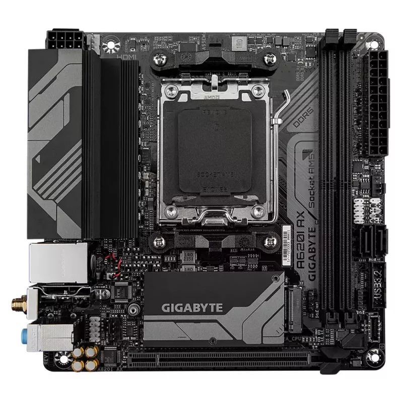 Płyta główna GIGABYTE A620I AX, AMD A620, Socket AM5, Mini-ITX