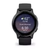 Smartwatch GARMIN Vivoactive 5 Czarny — koperta 42 mm, AMOLED 1,2 cala, GPS/GLONASS/Galileo, 5 ATM, optyczny czujnik tętna, SpO2, bateria 11 dni