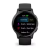 Smartwatch GARMIN Vivoactive 5 Czarny — koperta 42 mm, AMOLED 1,2 cala, GPS/GLONASS/Galileo, 5 ATM, optyczny czujnik tętna, SpO2, bateria 11 dni