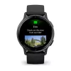 Smartwatch GARMIN Vivoactive 5 Czarny — koperta 42 mm, AMOLED 1,2 cala, GPS/GLONASS/Galileo, 5 ATM, optyczny czujnik tętna, SpO2, bateria 11 dni