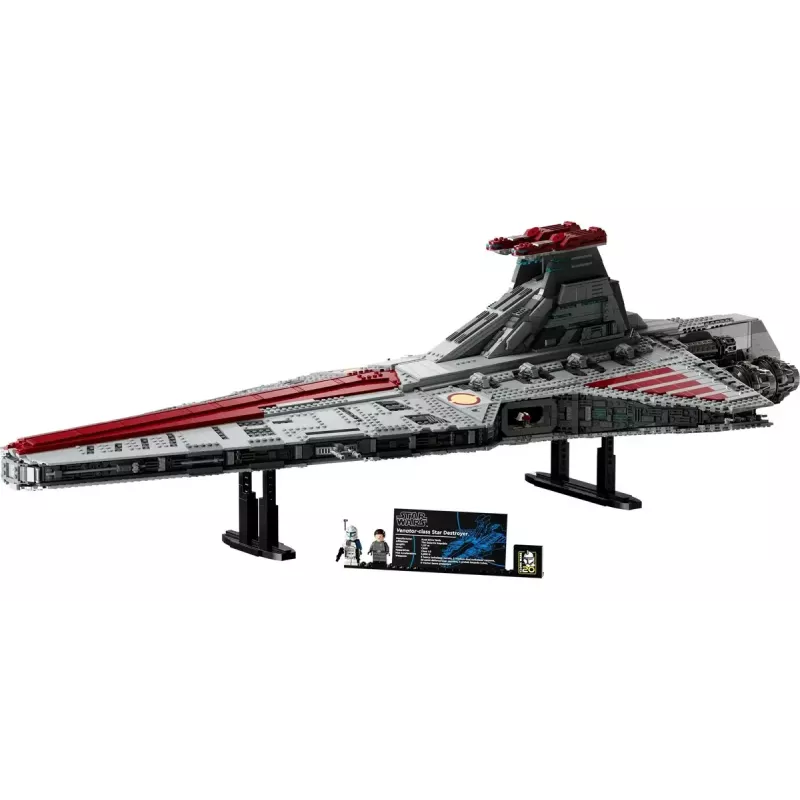 LEGO Star Wars Republic Venator Class Attack Cruiser 75367 — zestaw konstrukcyjny, 5374 szt., 320 × 1090 × 540 mm, 2 minifigurki, wiek 18+