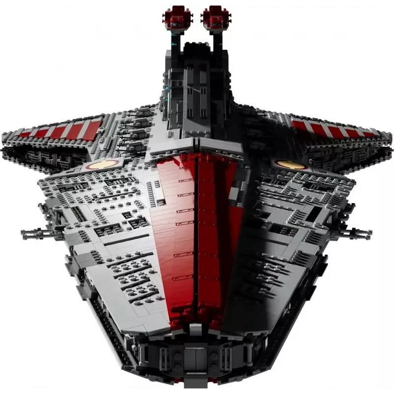 LEGO Star Wars Republic Venator Class Attack Cruiser 75367 — zestaw konstrukcyjny, 5374 szt., 320 × 1090 × 540 mm, 2 minifigurki, wiek 18+