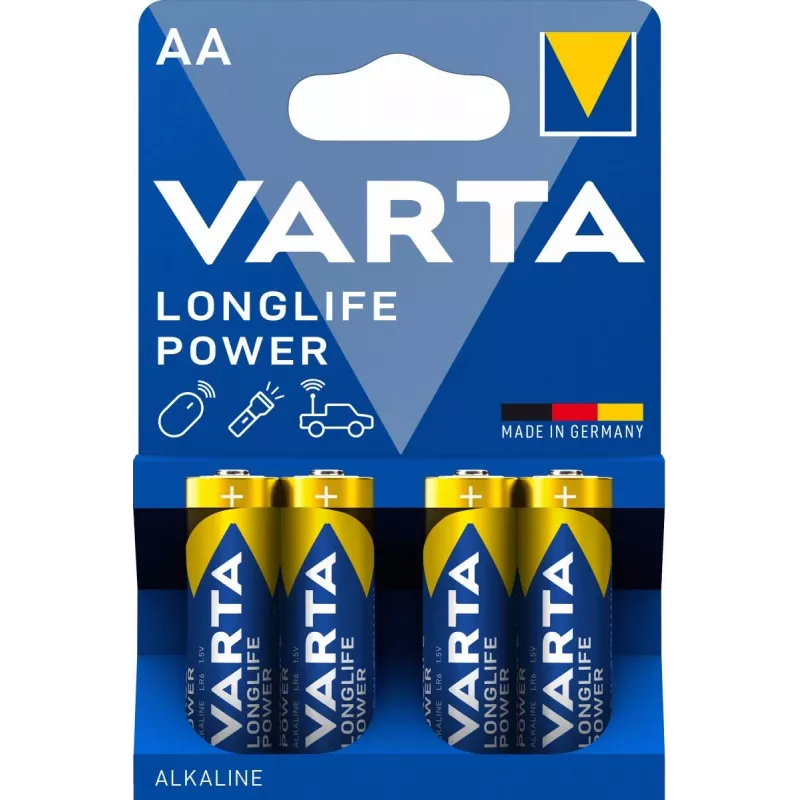 Bateria VARTA Longlife Power Mignon AA LR06 1x4