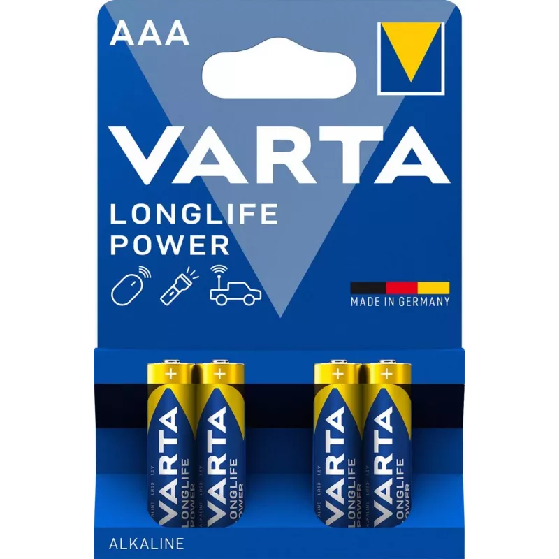 Bateria VARTA Longlife Power Micro AAA LR03 1x4