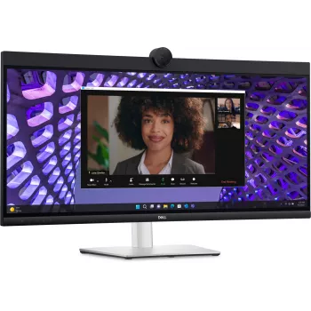Monitor komputerowy DELL P Series P3424WEB 86,7 cm (34,1 cala) 3440 x 1440 pikseli 4K Ultra HD LCD Czarny