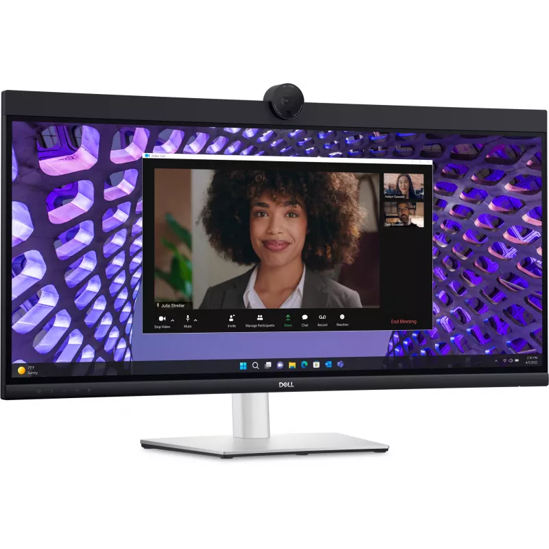 Monitor komputerowy DELL P Series P3424WEB 86,7 cm (34,1 cala) 3440 x 1440 pikseli 4K Ultra HD LCD Czarny