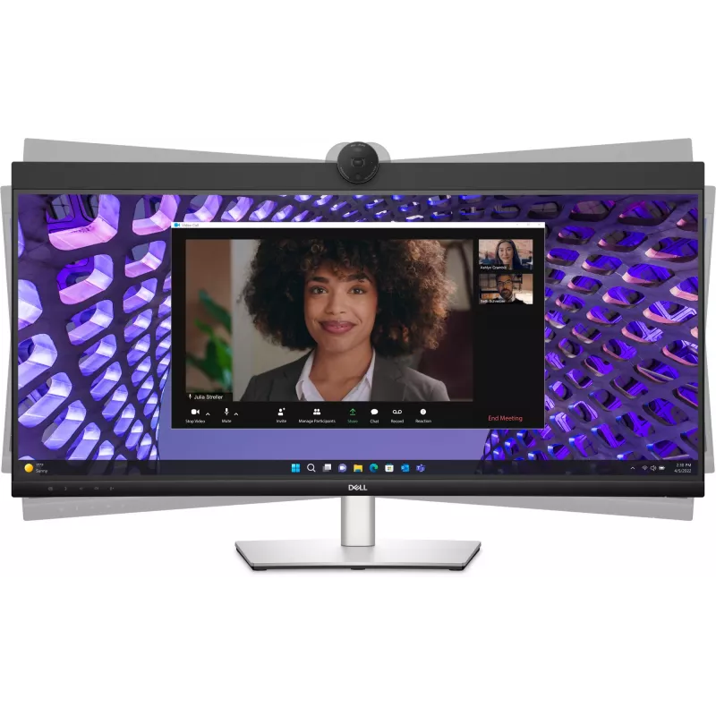 Monitor komputerowy DELL P Series P3424WEB 86,7 cm (34,1 cala) 3440 x 1440 pikseli 4K Ultra HD LCD Czarny