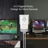 Zestaw adapterów PowerLine TP-Link PG2400P KIT 1428 Mbit/s Ethernet LAN Biały 2 szt.