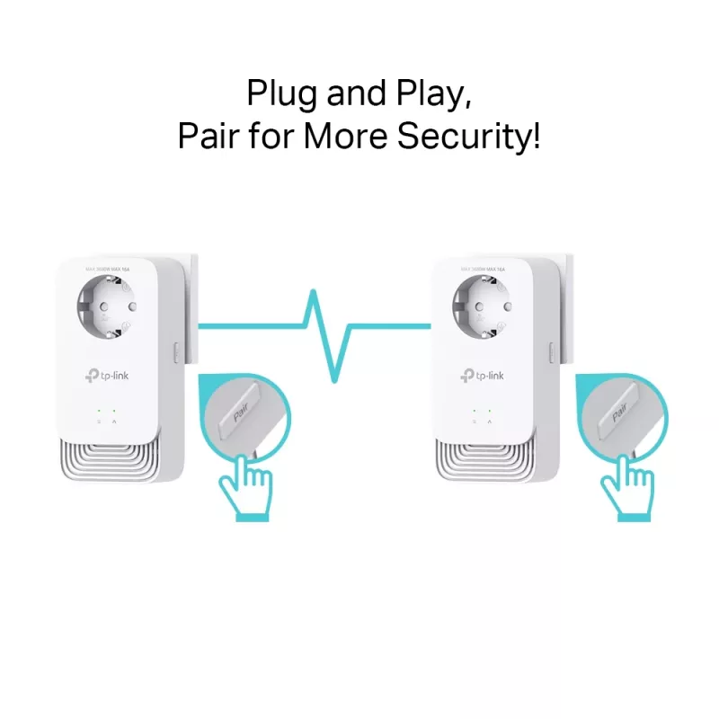 Zestaw adapterów PowerLine TP-Link PG2400P KIT 1428 Mbit/s Ethernet LAN Biały 2 szt.