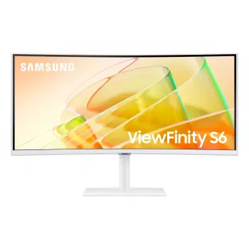 Monitor komputerowy Samsung S65TC 86,4 cm (34 cale) 3440 x 1440 piksele UltraWide Quad HD LED Biały