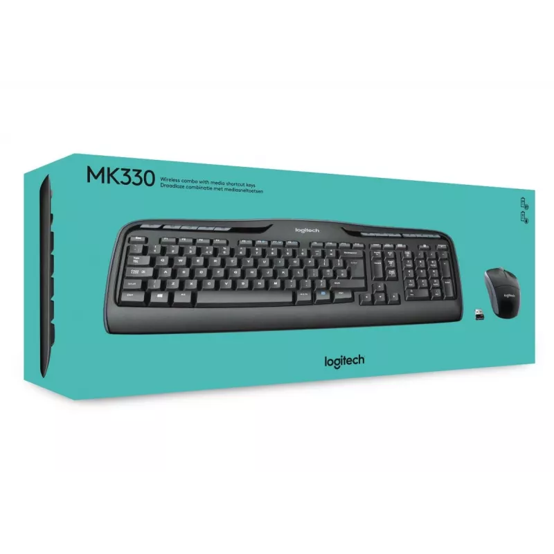 LOGITECH Wireless Combo Mk330 - Qwerty Int'l Nsea