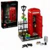 Klocki konstrukcyjne LEGO Czerwona londyńska budka telefoniczna 21347 – modułowy zestaw kolekcjonerski, 1460 elementów, 18+