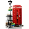 Klocki konstrukcyjne LEGO Czerwona londyńska budka telefoniczna 21347 – modułowy zestaw kolekcjonerski, 1460 elementów, 18+