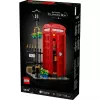 Klocki konstrukcyjne LEGO Czerwona londyńska budka telefoniczna 21347 – modułowy zestaw kolekcjonerski, 1460 elementów, 18+