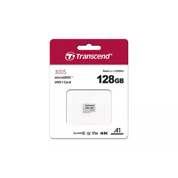 Karta pamięci TRANSCEND Micro SDXC 300S 128 GB UHS-I U3 bez adaptera