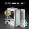 Obudowa PC CORSAIR Mid-tower ATX - Icue 5000t - RGB szkło hartowane - biała