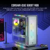 Obudowa PC CORSAIR Mid-tower ATX - Icue 5000t - RGB szkło hartowane - biała