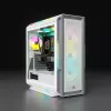 Obudowa PC CORSAIR Mid-tower ATX - Icue 5000t - RGB szkło hartowane - biała