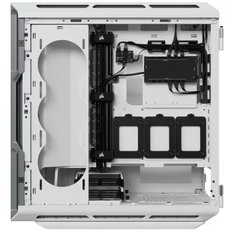 Obudowa PC CORSAIR Mid-tower ATX - Icue 5000t - RGB szkło hartowane - biała