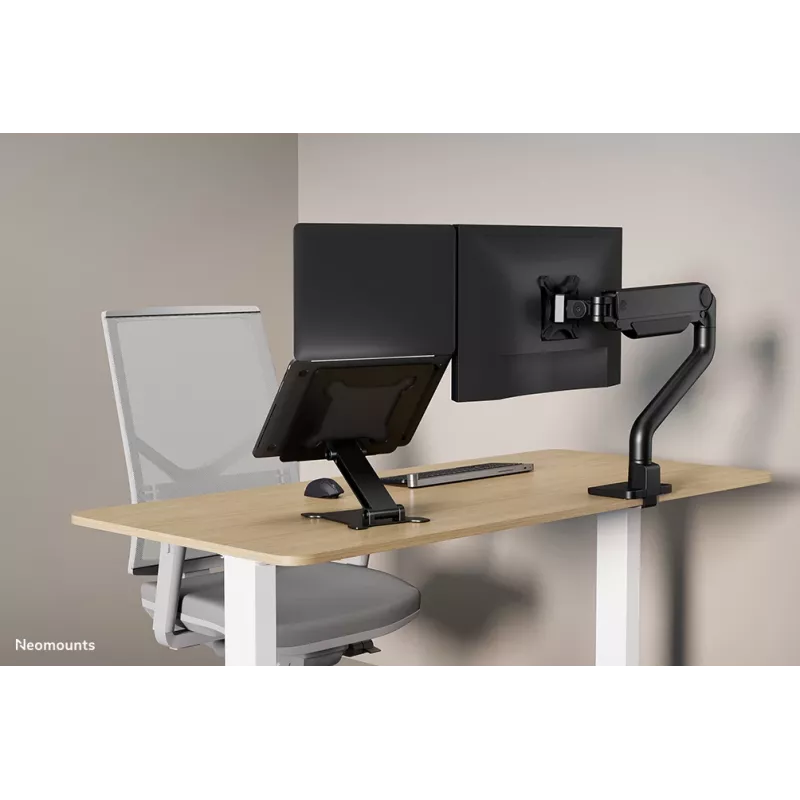Neomounts DS20-740BL1 Podstawka pod laptopa 11-15 cali - regulowana wysokość - składana - kompaktowa - uniwersalna