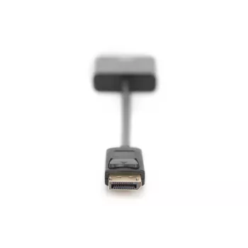 Przewód adaptera DisplayPort DIGITUS ASSMANN, DP - DVI (24+5) M/F, 15cm z blokadą, zgodny z DP 1.2, CE, czarny