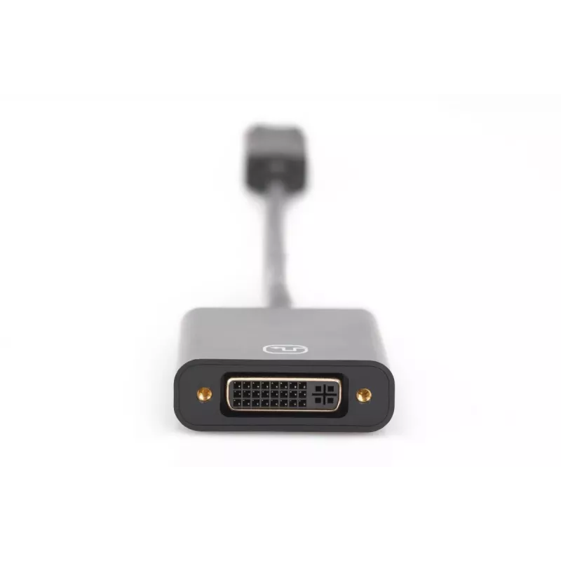 Przewód adaptera DisplayPort DIGITUS ASSMANN, DP - DVI (24+5) M/F, 15cm z blokadą, zgodny z DP 1.2, CE, czarny