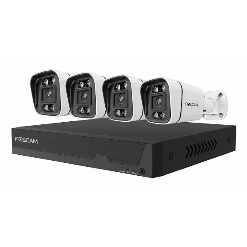Zestaw do monitoringu wideo Foscam FN9108E-B4-2T Przewodowy 8 kanałów HDD 2TB