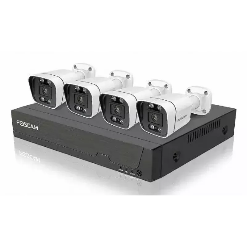 Zestaw do monitoringu wideo Foscam FN9108E-B4-2T Przewodowy 8 kanałów HDD 2TB