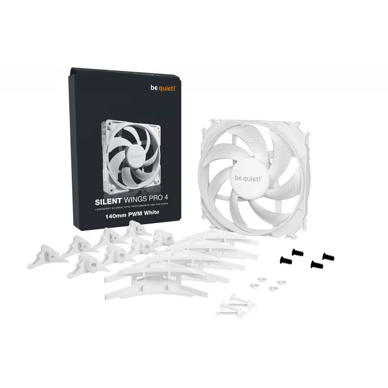 be quiet! BL119 system chłodzenia komputerowego Wentylator do obudowy komputera 14 cm Biały 1 szt.