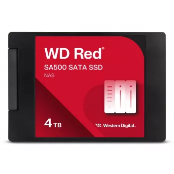 WESTERN DIGITAL SSD - WD czerwony SA500 - 4TB - SATA 6Gb/s - 2.5in/7mm (WDS400T2R0A)
