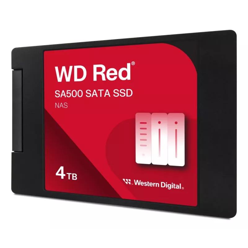 WESTERN DIGITAL SSD - WD czerwony SA500 - 4TB - SATA 6Gb/s - 2.5in/7mm (WDS400T2R0A)