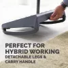 Podnóżek biurkowy Fellowes Breyta – ergonomiczny podnóżek z teksturowaną powierzchnią – podnóżek do biura i domu – czarny