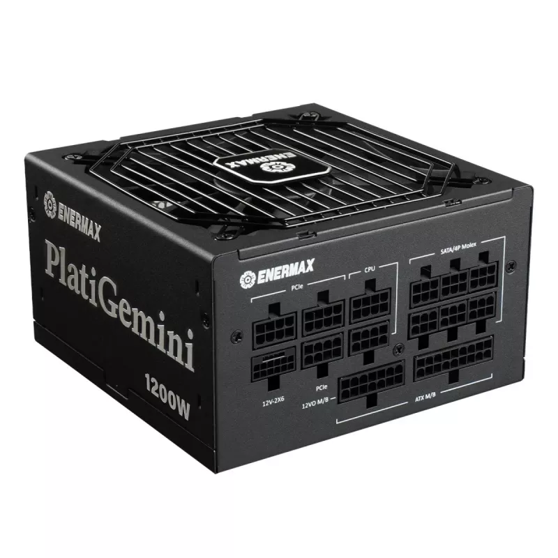 Zasilacz ENERMAX Platigemini 1200W 80 Plus Platinum, w pełni modułowy, ATX 3.1 i ATX12VO