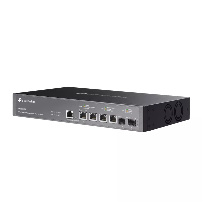 Przełącznik zarządzalny TP-Link JetStream TL-SX3206HPP 6-portowy 10GE L2+ 4-portowy PoE++