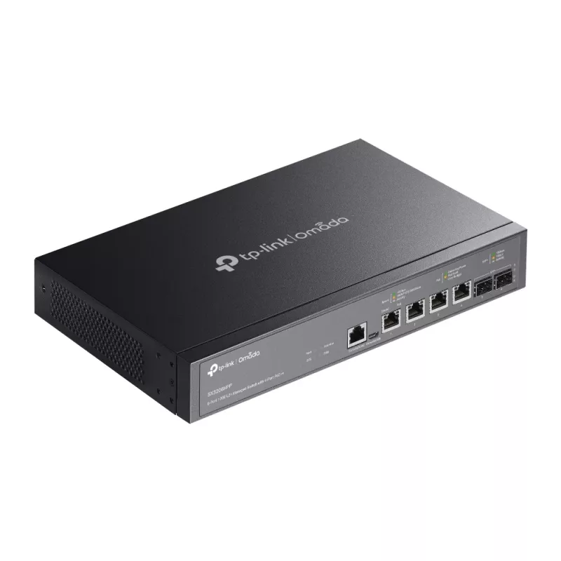 Przełącznik zarządzalny TP-Link JetStream TL-SX3206HPP 6-portowy 10GE L2+ 4-portowy PoE++