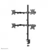 Neomounts FPMA-D550D4Czarny ramię do monitora 13-32 inch, zacisk/przelotka, 6 kg, 33 cm (13 inch), 81,3 cm (32 inch), 100 x 100 mm, czarny