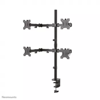 Neomounts FPMA-D550D4Czarny ramię do monitora 13-32 inch, zacisk/przelotka, 6 kg, 33 cm (13 inch), 81,3 cm (32 inch), 100 x 100 mm, czarny