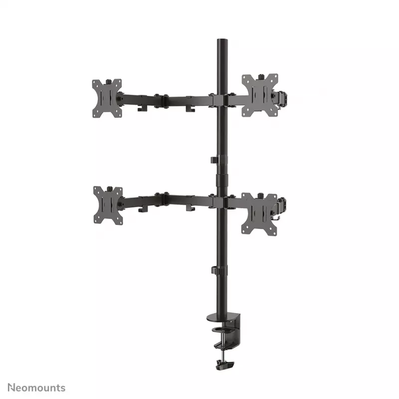 Neomounts FPMA-D550D4Czarny ramię do monitora 13-32 inch, zacisk/przelotka, 6 kg, 33 cm (13 inch), 81,3 cm (32 inch), 100 x 100 mm, czarny