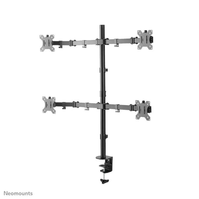 Neomounts FPMA-D550D4Czarny ramię do monitora 13-32 inch, zacisk/przelotka, 6 kg, 33 cm (13 inch), 81,3 cm (32 inch), 100 x 100 mm, czarny