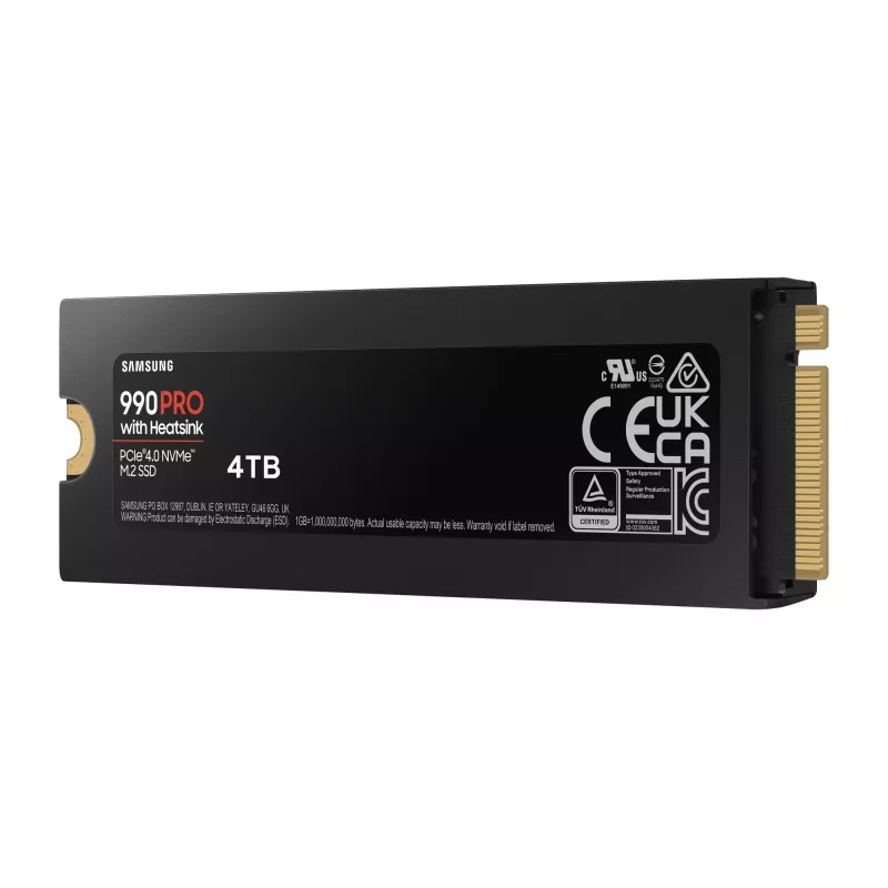 Samsung 990 Pro 4 TB M.2 PCI Express 4.0 NVMe V-NAND TLC