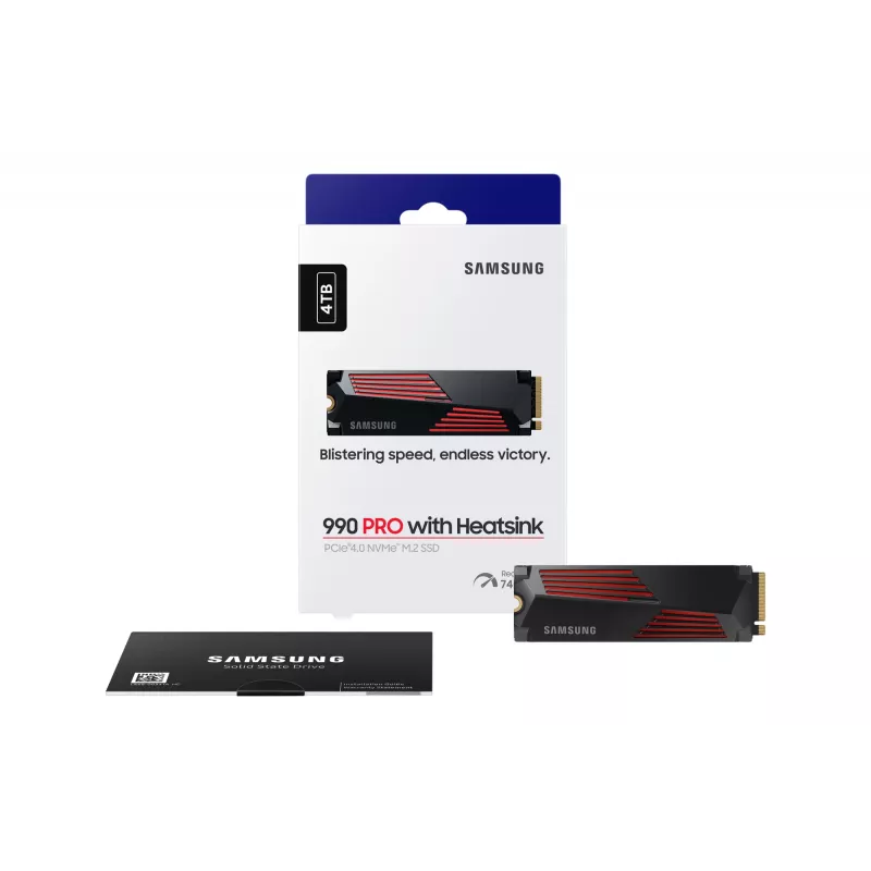 Samsung 990 Pro 4 TB M.2 PCI Express 4.0 NVMe V-NAND TLC