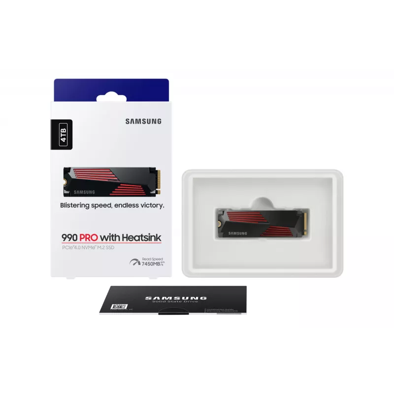 Samsung 990 Pro 4 TB M.2 PCI Express 4.0 NVMe V-NAND TLC