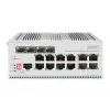 DIGITUS Gigabit Ethernet sieciowy przełącznik PoE - 8 portów przemysłowy, zarządzany L2, 4 uplink SFP
