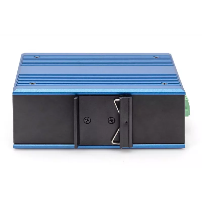 DIGITUS Industrialny 4+2-portowy przełącznik Gigabit Ethernet PoE, 4 porty GE PoE RJ45, 2 porty GE SFP