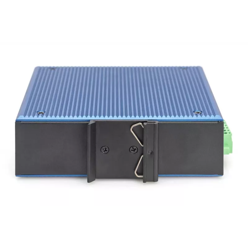 DIGITUS Przemysłowy 8+2-portowy zarządzalny przełącznik Gigabit Ethernet L2 PoE 8xGE RJ45 + 2 porty SFP IEEE802.3at (30W)