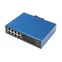 Przełącznik przemysłowy DIGITUS 8+4SFP+ L2 zarządzalny Gigabit Ethernet PoE